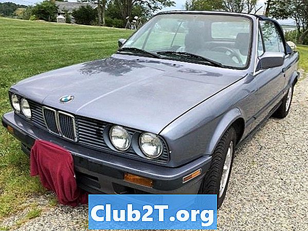 1992 Schemat okablowania alarmu samochodowego BMW 318i