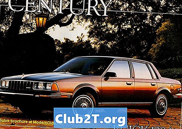 Biểu đồ kích thước lốp của nhà máy Buick Century 1992