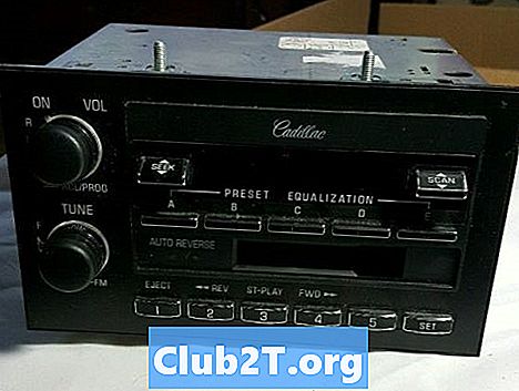 1992 Cadillac Brougham automašīnas radio uzstādīšanas instrukcijas