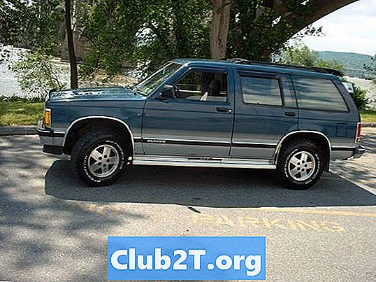 Hướng dẫn đi dây báo động ô tô Chevrolet S10 Blazer 1992