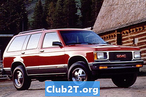 1992 Chevrolet S10 Blazer Car Stereo radio vadu shēma