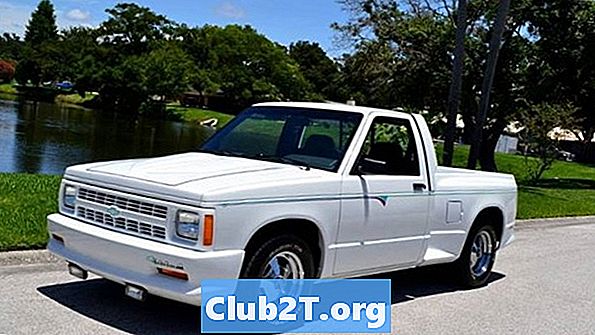 1992 Chevrolet S10 Pickup autórádió sztereó audio kábelezés