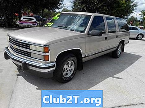 1992 Chevrolet Suburban autórádió sztereó kábelezési rajza - Autók