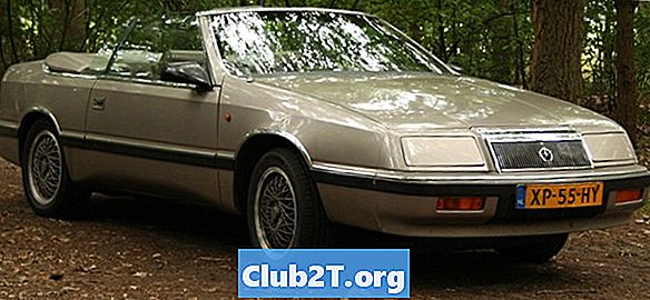 1992 क्रिसलर डेटोना कार लाइट बल्ब आकार