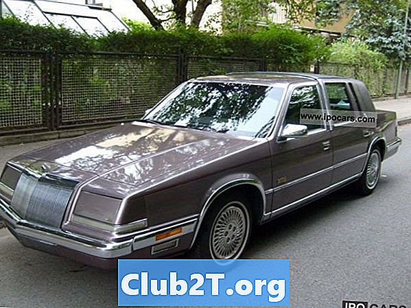 1992 Chrysleri keiserliku raadio juhtmestiku skeem