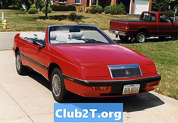 1992 Pokyny pro instalaci autoalarmu Chrysler Lebaron