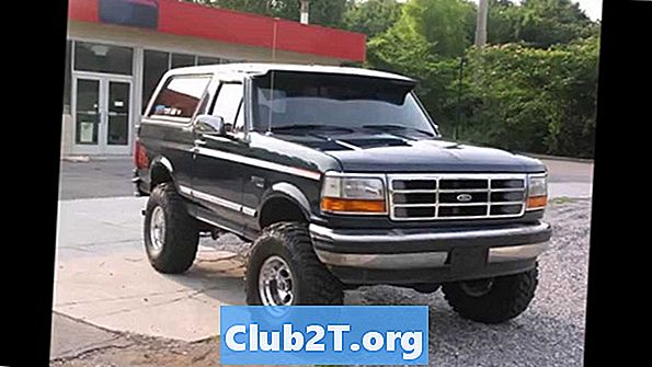 1992 Ford Bronco Auto Light Bulb Size Guide