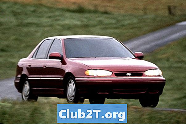 1992 Hyundai Elantra Autoradio Bedradingsschema