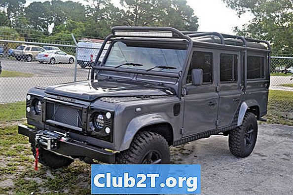 1992 Land Rover County Stock Ghid de dimensiune anvelope