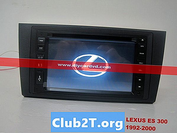 1992 Lexus ES300 Руководство по электромонтажу автомобильной аудиосистемы