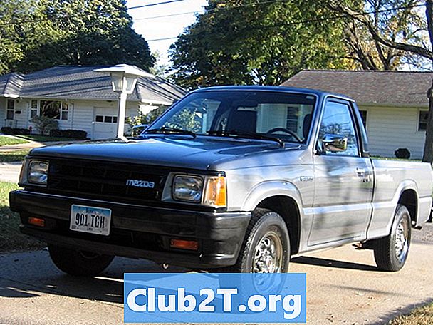 1992 מאזדה B2000 B- סדרה Pickup רכב רדיו סטריאו חיווט תרשים