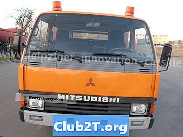 1992 Mitsubishi Fuso FH lyspærer Størrelseskema
