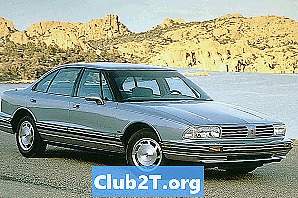 1992 Oldsmobile Eighty Eight 88 88 โครงร่างลวดวิทยุรถ