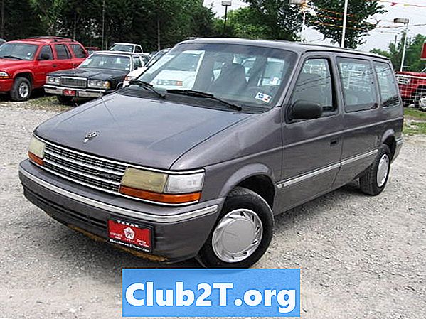 1992 Plymouth Voyager Auto radio stereo shema ožičenja