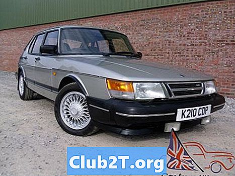 1992 Schemat okablowania Saab 900 Car Audio - Samochody