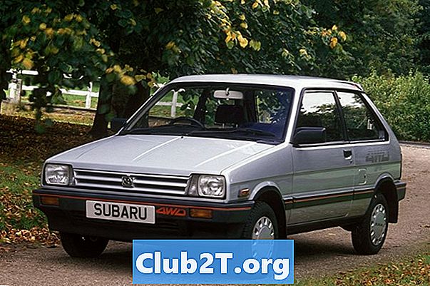 Schéma de câblage de sécurité de voiture Subaru Justy 1992