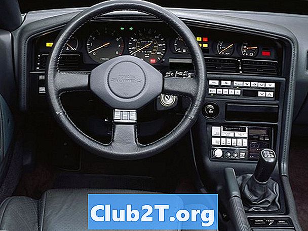 1992 Toyota Camry auto radio stereo vadu shēma - Automašīnas