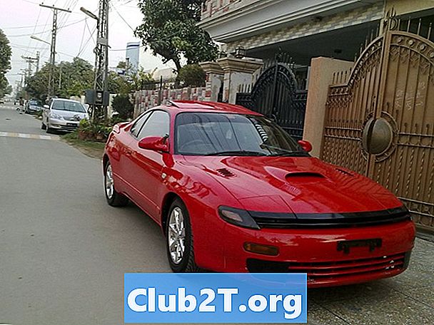 1992 टोयोटा Celica कार लाइट बल्ब आकार गाइड