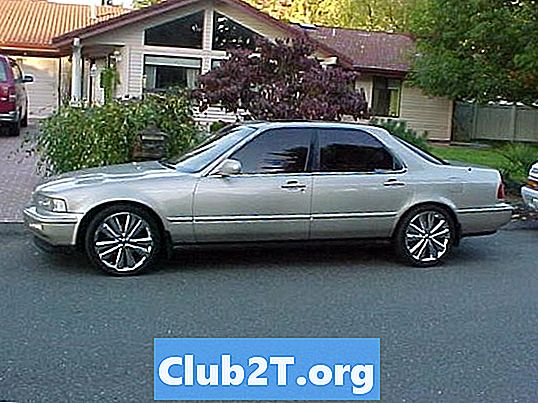 1993 Acura Legend 자동차 알람 배선 다이어그램