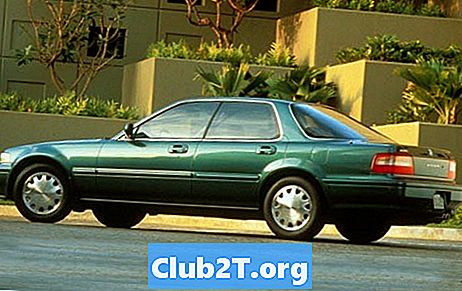 1993 Tabulka velikostí žárovek Acura Vigor