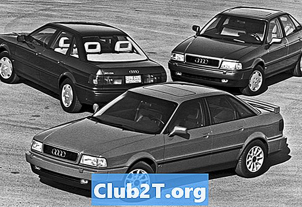 1993 Audi 90 Autostereoiden johdotuskaavio - Autojen