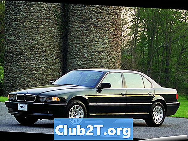 1993 Tabela rozmiarów żarówek BMW 740il Auto