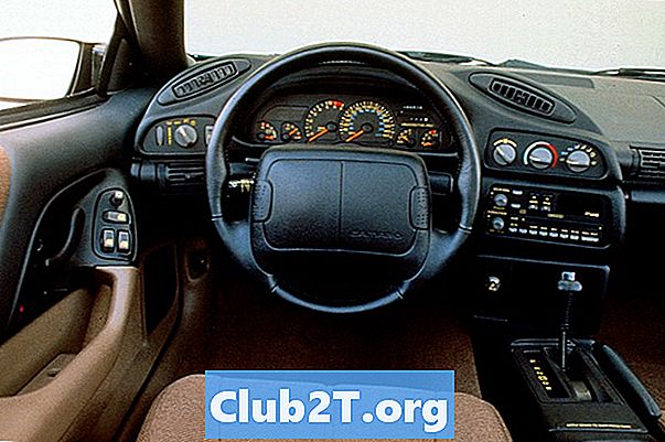 1993 Chevrolet Camaro 자동차 라디오 배선 차트