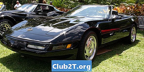 1993 m. „Chevrolet Corvette Car Audio“ laidų schema