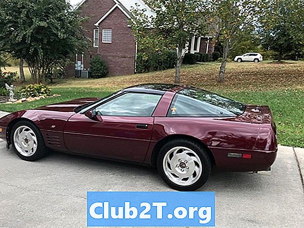 1993 Chevrolet Corvette'i auto turvajuhtmestiku skeem