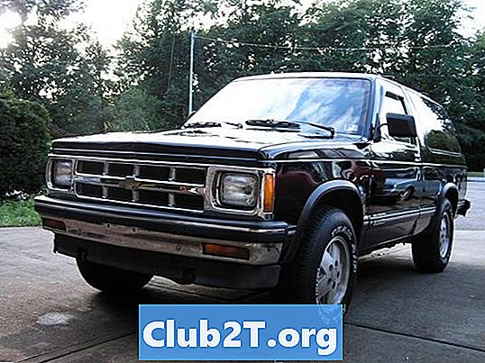 1993 Chevrolet S10 Blazer Car Stereo Radio -asennuskaavio