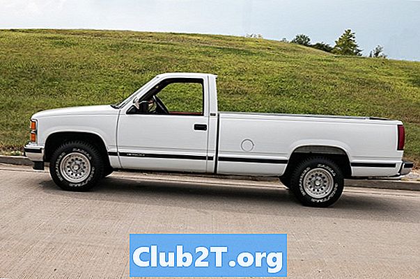 1993 Chevrolet Silverado C1500 Ghid de cablaj pentru alarmă auto