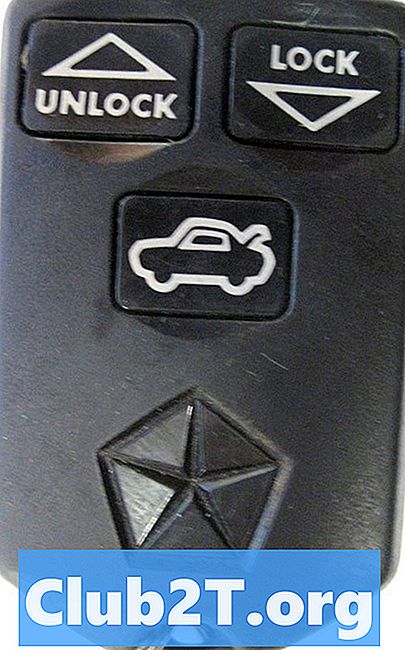 1993 Chrysler Fifth Avenue Remote Start telepítési diagramja