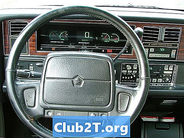 1993 Chrysler Imperial Car Alarm juhtmestiku skeem