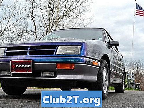 1993 m. „Dodge Shadow Auto“ lemputės dydžio vadovas