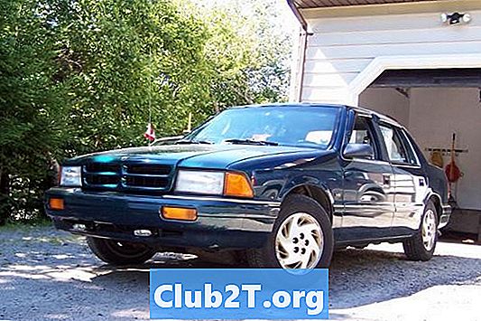 1993 Sơ đồ nối dây âm thanh xe hơi Dodge Spirit
