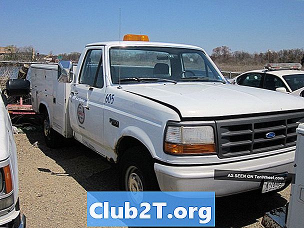 1993 Ford F250 kravas automašīnu radio vadu shēma