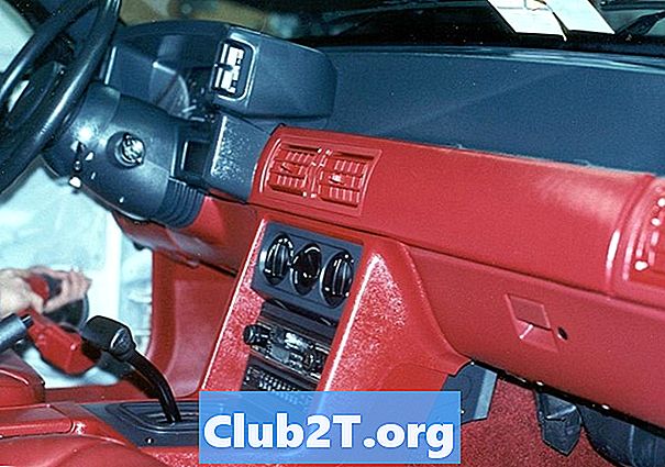 1993 Ford Mustang Схема проводки автомобильного аудио