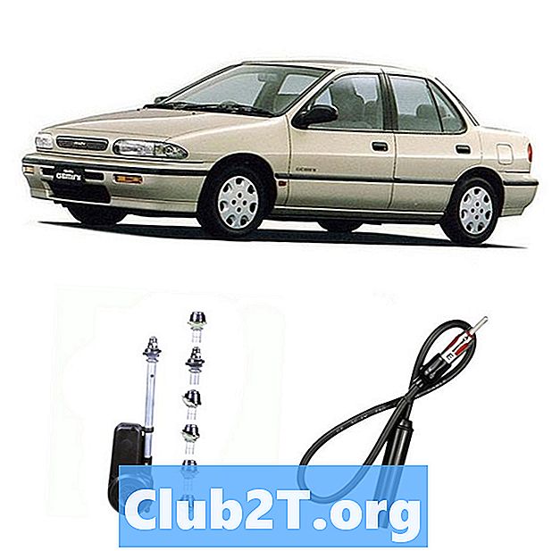 1993 Isuzu Импулсен автомобил Радио окабеляване схема