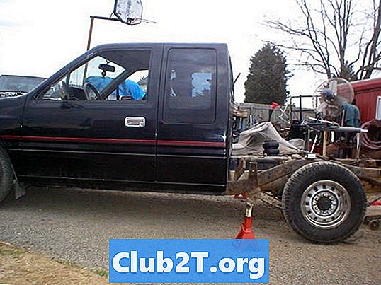 1993 Isuzu Pickup bilalarm kabling skjematisk