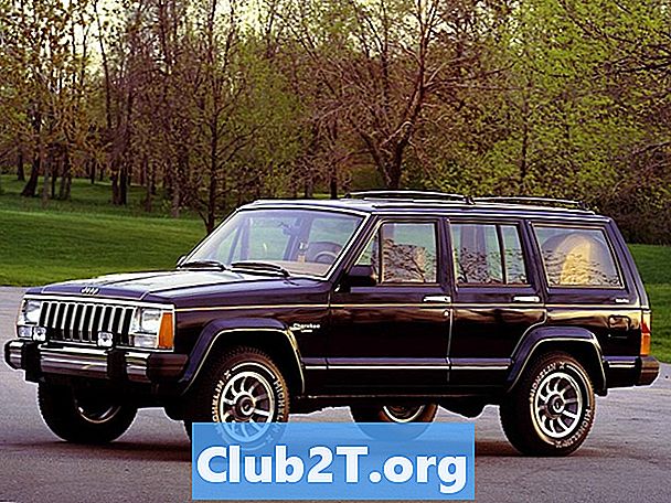 1993 Jeep Grand Cherokee autoalarmide juhtmestiku teave