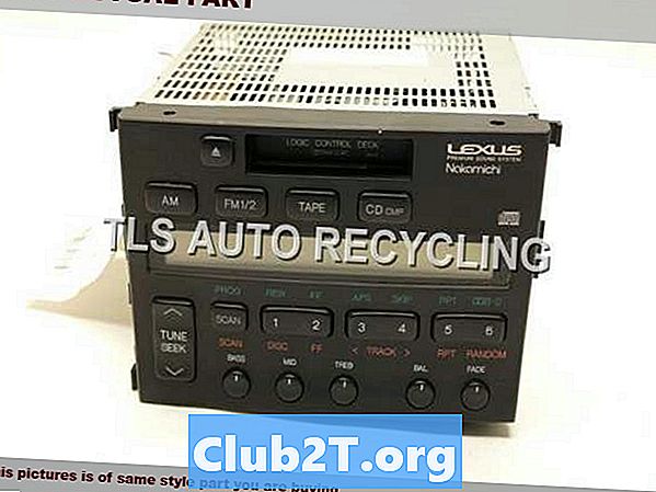 1993 Посібник з підключення автомобільних аудіосистем Lexus SC400