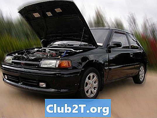 1993 Mazda 323 Avtomobilsko ožičenje Shematski prikaz