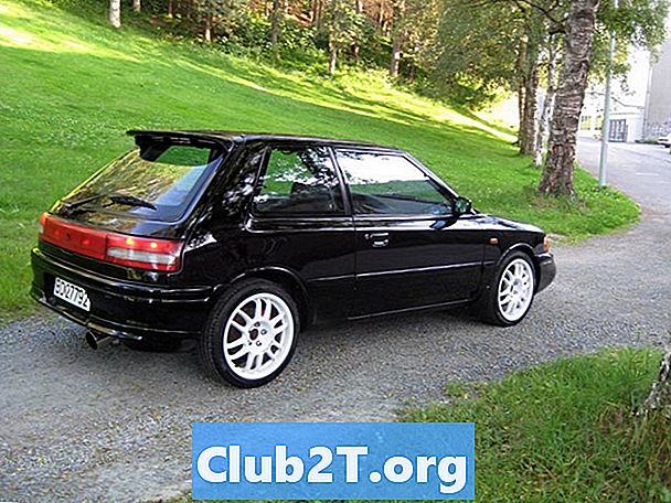 1993 Mazda 323 카 오디오 배선 다이어그램