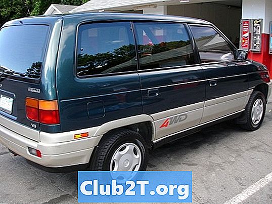 1993 Mazda MPV Minivan Car Radio Stereoljud Ledningsdiagram