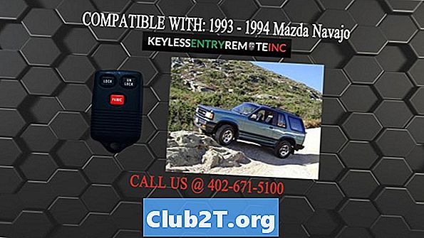1993 m. „Mazda Navajo“ nuotolinio paleidimo laidų schema