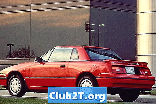 1993 Mercury Capri Ghid de dimensiuni pentru becurile auto
