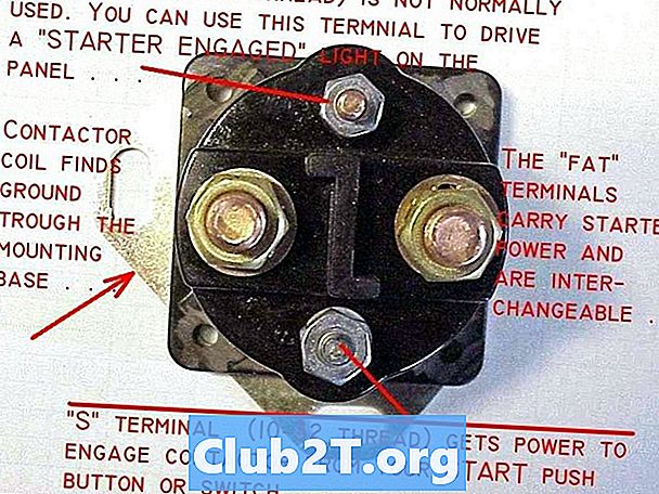 1993 Схема подключения удаленного стартера Mercury Topaz