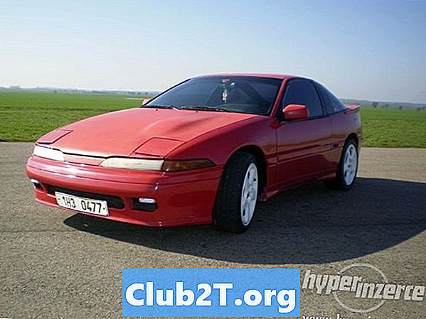 1993 Mitsubishi Eclipse 자동 경보 와이어 다이어그램 - 자동차