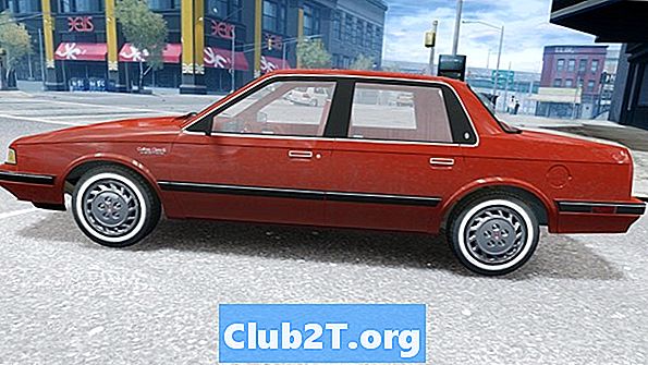 1993 Oldsmobile Cutlass Ciera 자동 경보 배선 다이어그램