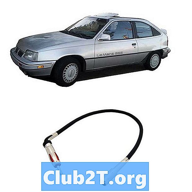 1988 Pontiac Lemans Руководство по электромонтажу автомобильного радио